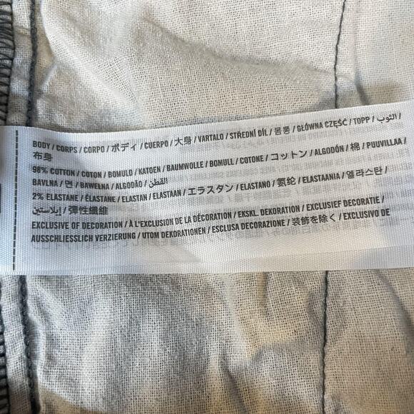 Vintage Abercrombie and Fitch Shorts Mens 32 Gray Chino Stretch 8 Inseam Y2K - Picture 8 of 9